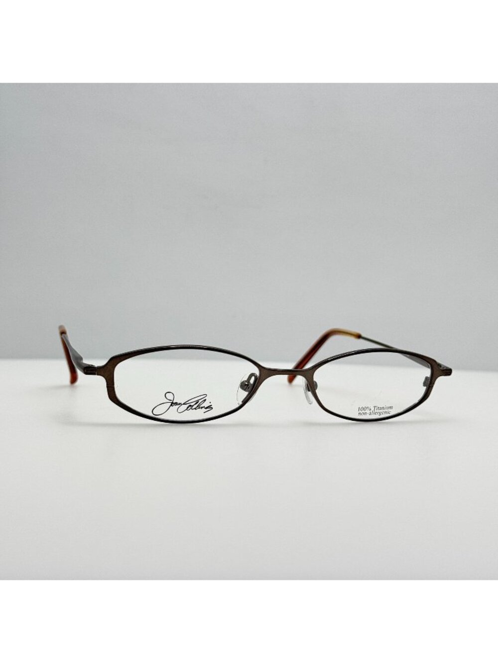 Joan Collins 9802 Eyeglasses Eye Glasses Frames Pewter 48-18-135